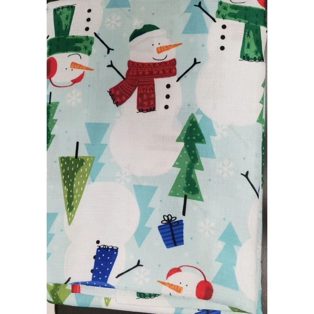 Printed Fabric Tablecloth, 60